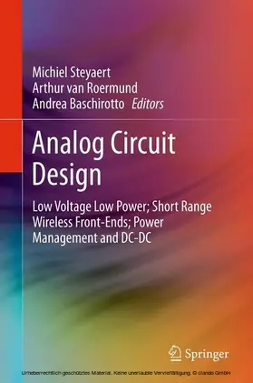 Steyaert / van Roermund / Baschirotto |  Analog Circuit Design | eBook | Sack Fachmedien