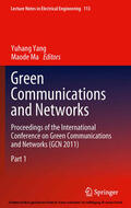 Yang / Ma |  Green Communications and Networks | eBook | Sack Fachmedien