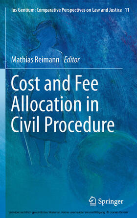 Reimann | Cost and Fee Allocation in Civil Procedure | E-Book | sack.de