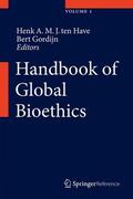 Gordijn / ten Have |  Handbook of Global Bioethics | Buch |  Sack Fachmedien