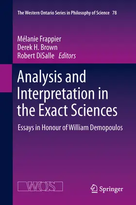 Frappier / Brown / DiSalle |  Analysis and Interpretation in the Exact Sciences | eBook | Sack Fachmedien