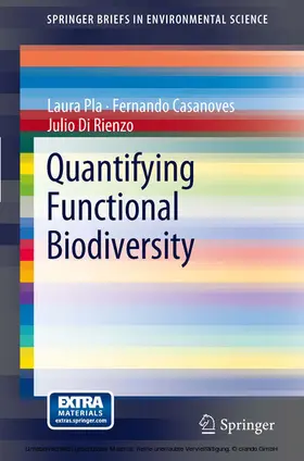 Pla / Casanoves / Di Rienzo |  Quantifying Functional Biodiversity | eBook | Sack Fachmedien