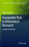 Simonsen |  Acceptable Risk in Biomedical Research | Buch |  Sack Fachmedien