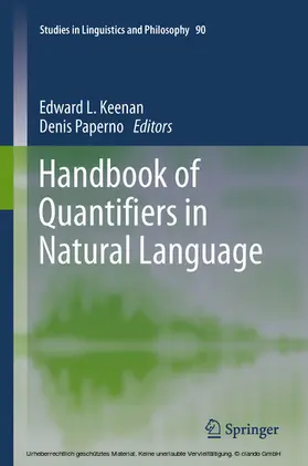 Keenan / Paperno | Handbook of Quantifiers in Natural Language | E-Book | sack.de