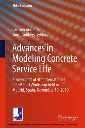 Andrade / Gulikers | Advances in Modeling Concrete Service Life | E-Book | sack.de