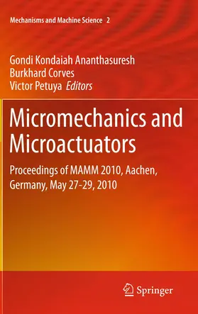 Ananthasuresh / Petuya / Corves |  Micromechanics and Microactuators | Buch |  Sack Fachmedien