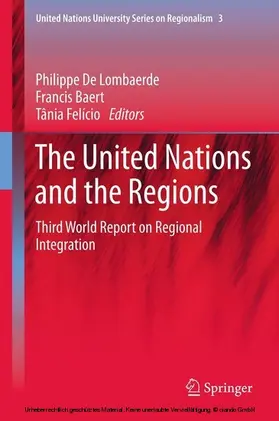 Lombaerde / Baert / Felício | The United Nations and the Regions | E-Book | www.sack.de