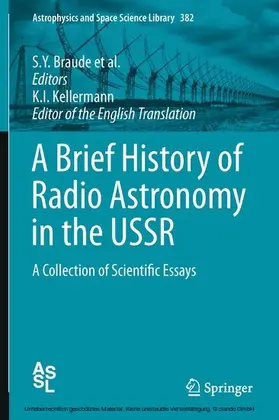 Braude / Dubinskii / Salomonovich |  A Brief History of Radio Astronomy in the USSR | eBook | Sack Fachmedien