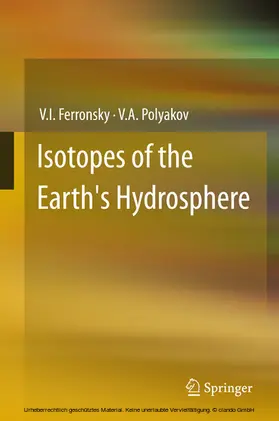 Ferronsky / Polyakov |  Isotopes of the Earth's Hydrosphere | eBook | Sack Fachmedien