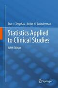 Zwinderman / Cleophas |  Statistics Applied to Clinical Studies | Buch |  Sack Fachmedien