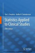 Cleophas / Zwinderman |  Statistics Applied to Clinical Studies | eBook | Sack Fachmedien
