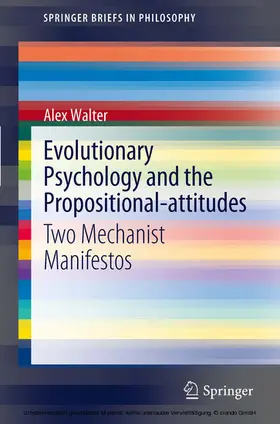 Walter | Evolutionary Psychology and the Propositional-attitudes | E-Book | sack.de