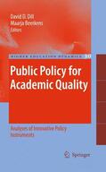 Beerkens / Dill |  Public Policy for Academic Quality | Buch |  Sack Fachmedien