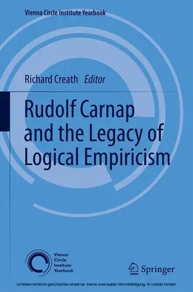 CREATH |  Rudolf Carnap and the Legacy of Logical Empiricism | eBook | Sack Fachmedien
