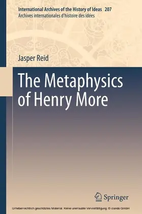 Reid |  The Metaphysics of Henry More | eBook | Sack Fachmedien