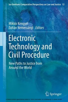 Kengyel / Nemessányi | Electronic Technology and Civil Procedure | E-Book | www.sack.de