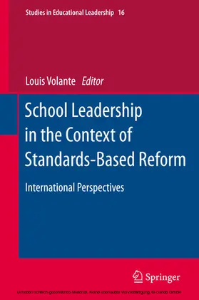 Volante |  School Leadership in the Context of Standards-Based Reform | eBook | Sack Fachmedien