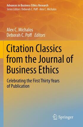 Poff / Michalos |  Citation Classics from the Journal of Business Ethics | Buch |  Sack Fachmedien