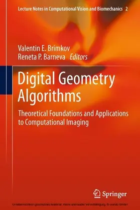 Brimkov / Barneva |  Digital Geometry Algorithms | eBook | Sack Fachmedien