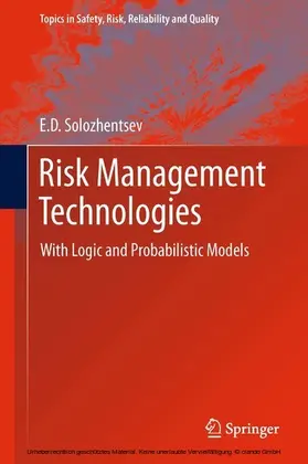 Solozhentsev | Risk Management Technologies | E-Book | www.sack.de