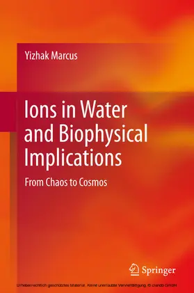 Marcus | Ions in Water and Biophysical Implications | E-Book | www.sack.de
