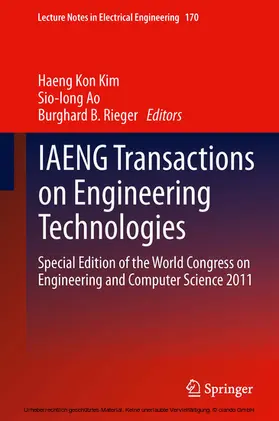 Kim / Ao / Rieger | IAENG Transactions on Engineering Technologies | E-Book | sack.de
