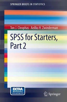 Cleophas / Zwinderman | SPSS for Starters, Part 2 | E-Book | sack.de