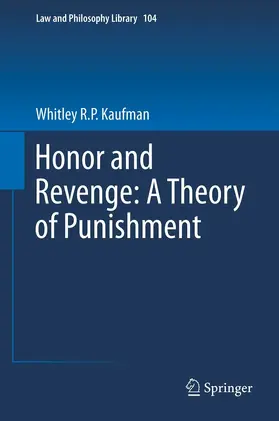 Kaufman | Honor and Revenge: A Theory of Punishment | E-Book | www.sack.de
