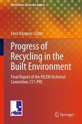 Vázquez | Progress of Recycling in the Built Environment | E-Book | sack.de