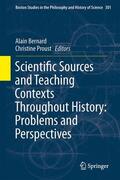 Proust / Bernard |  Scientific Sources and Teaching Contexts Throughout History: Problems and Perspectives | Buch |  Sack Fachmedien