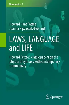 Pattee / Raczaszek-Leonardi / Raczaszek-Leonardi |  LAWS, LANGUAGE and LIFE | eBook | Sack Fachmedien
