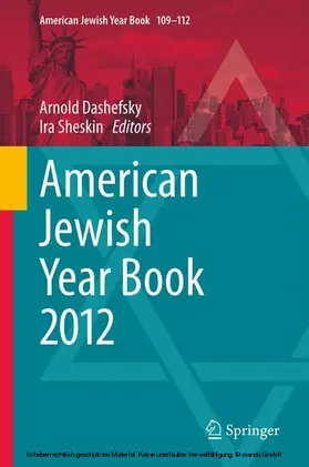Dashefsky / Sheskin |  American Jewish Year Book 2012 | eBook | Sack Fachmedien