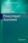 de Hert / Wright |  Privacy Impact Assessment | Buch |  Sack Fachmedien