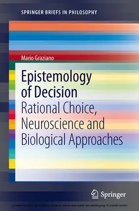 Graziano | Epistemology of Decision | E-Book | www.sack.de