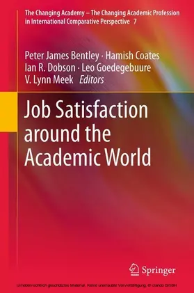 Bentley / Coates / Dobson | Job Satisfaction around the Academic World | E-Book | www.sack.de