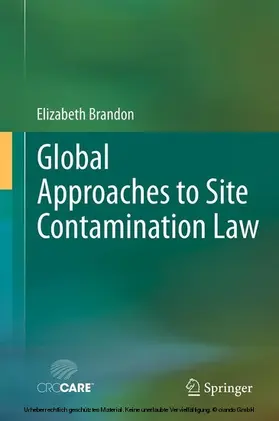 Brandon | Global Approaches to Site Contamination Law | E-Book | www.sack.de