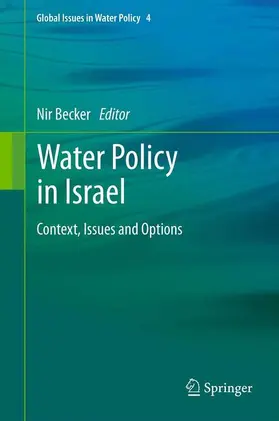 Becker |  Water Policy in Israel | Buch |  Sack Fachmedien