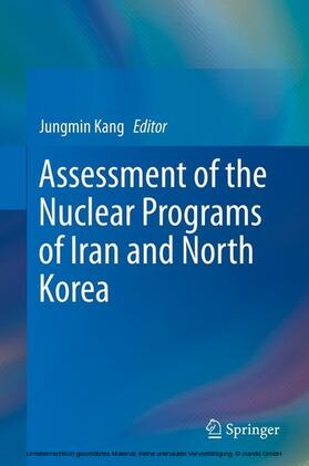 Kang | Assessment of the Nuclear Programs of Iran and North Korea | E-Book | sack.de