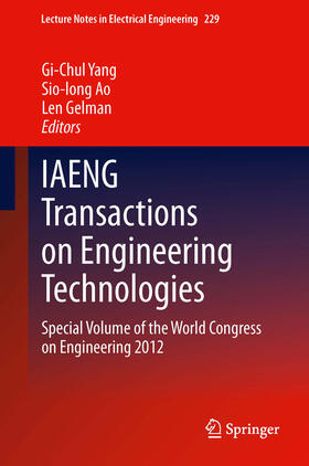 Yang / Ao / Gelman |  IAENG Transactions on Engineering Technologies | eBook | Sack Fachmedien