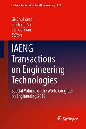 Yang / Ao / Gelman |  IAENG Transactions on Engineering Technologies | eBook | Sack Fachmedien