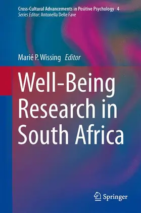 Wissing |  Well-Being Research in South Africa | Buch |  Sack Fachmedien
