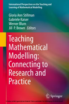 Stillman / Kaiser / Blum |  Teaching Mathematical Modelling: Connecting to Research and Practice | eBook | Sack Fachmedien
