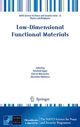 Egger / Matrasulov / Rakhimov |  Low-Dimensional Functional Materials | eBook | Sack Fachmedien