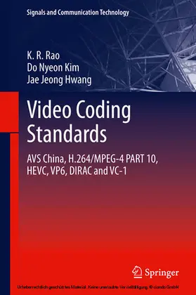 Rao / Kim / Hwang | Video coding standards | E-Book | sack.de