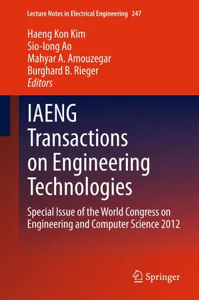 Kim / Rieger / Ao |  IAENG Transactions on Engineering Technologies | Buch |  Sack Fachmedien