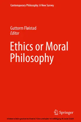 Fløistad |  Ethics or Moral Philosophy | eBook | Sack Fachmedien