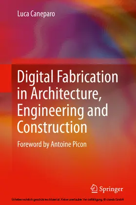 Caneparo | Digital Fabrication in Architecture, Engineering and Construction | E-Book | www.sack.de
