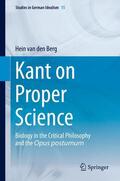 van den Berg |  Kant on Proper Science | Buch |  Sack Fachmedien