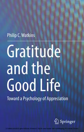 Watkins | Gratitude and the Good Life | E-Book | www.sack.de