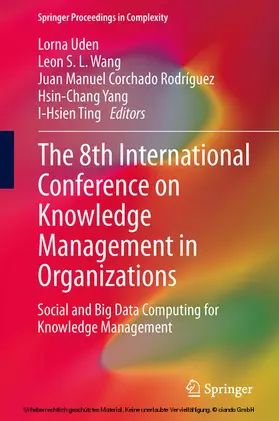 Uden / Wang / Corchado Rodríguez | The 8th International Conference on Knowledge Management in Organizations | E-Book | sack.de